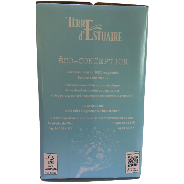 Terre d'Estuaire Rosé BIB 5L - Image 2