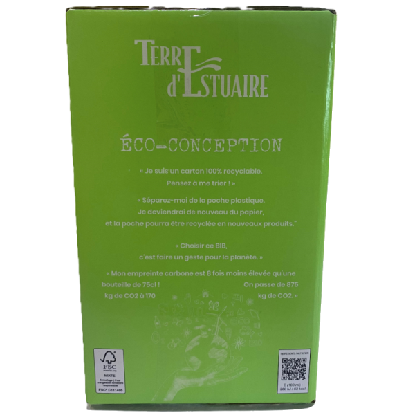 Terre d'Estuaire White BIB 5L - Image 2